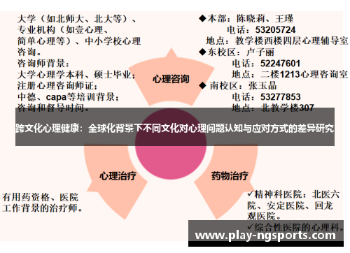 跨文化心理健康:全球化背景下不同文化对心理问题认知与应对方式的差异研究 跨文化心理健康:全球化背景下不同文化对心理问题认知与应对方式的差异研究